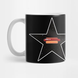 Hot Dog Space Shirt Mug